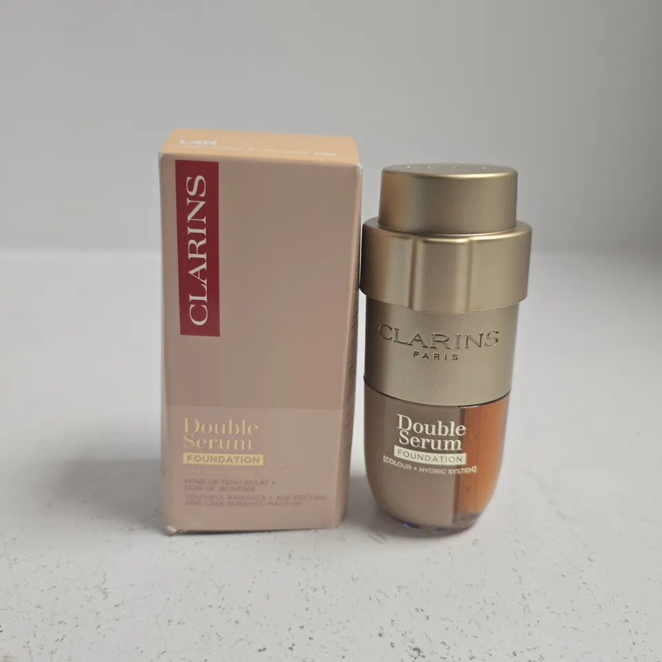 CLARINS PARIS DOUBLE SERUM FOUNDATION L4N (30ML) – BOXED