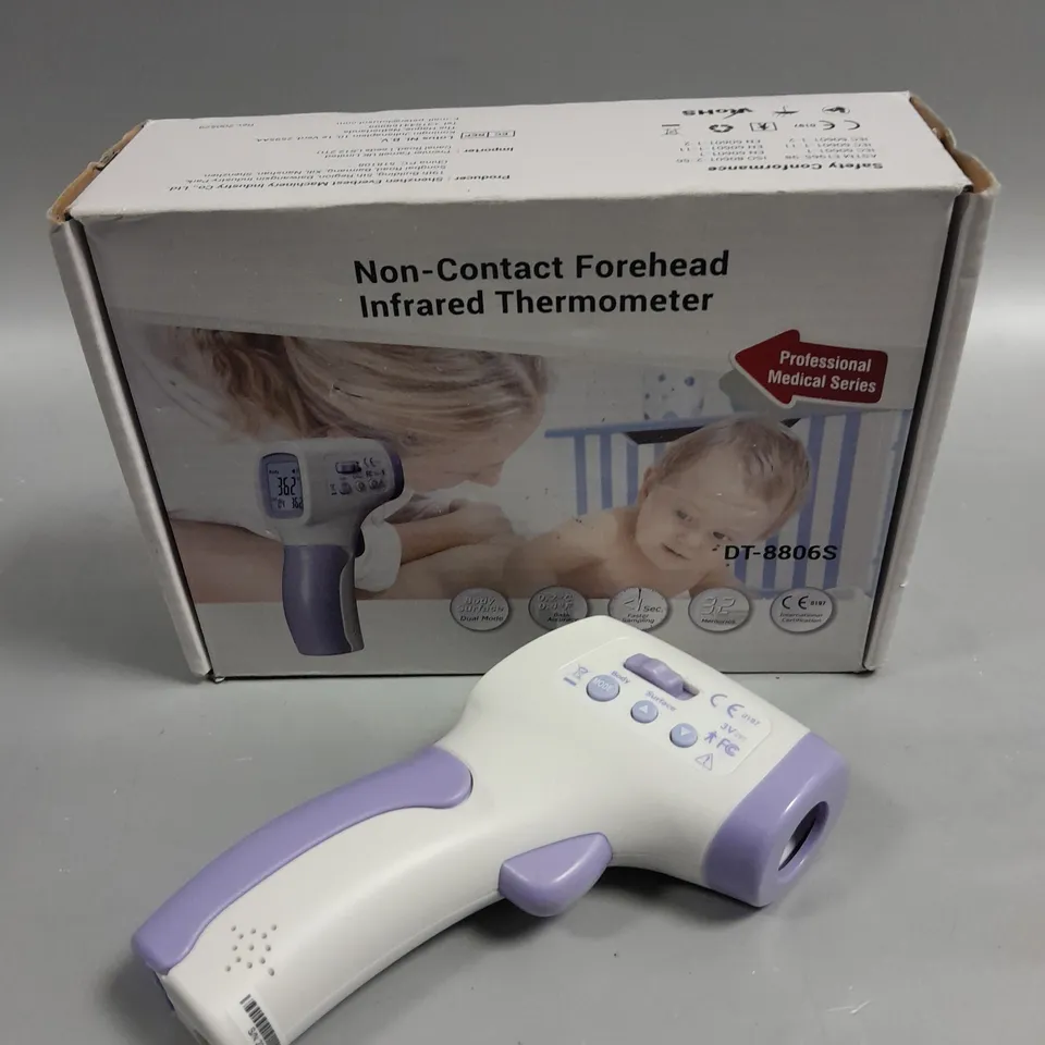 BOXED DT-8806S NON-CONTACT FOREHEAD INFRARED THERMOMETER