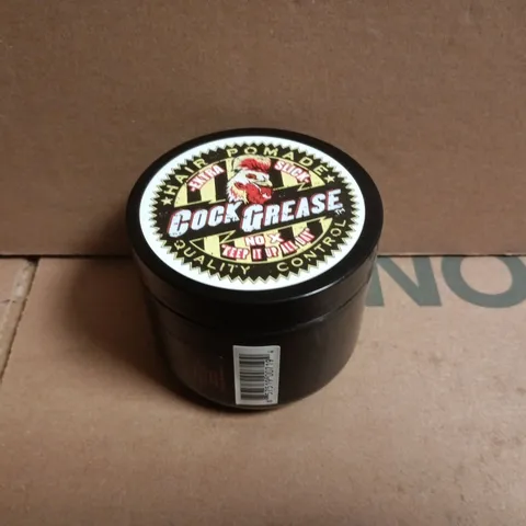 BOX OF APPROXIMATELY 40 X 100G COCK GREASE QUALITY CONTROL HAIR POMADE