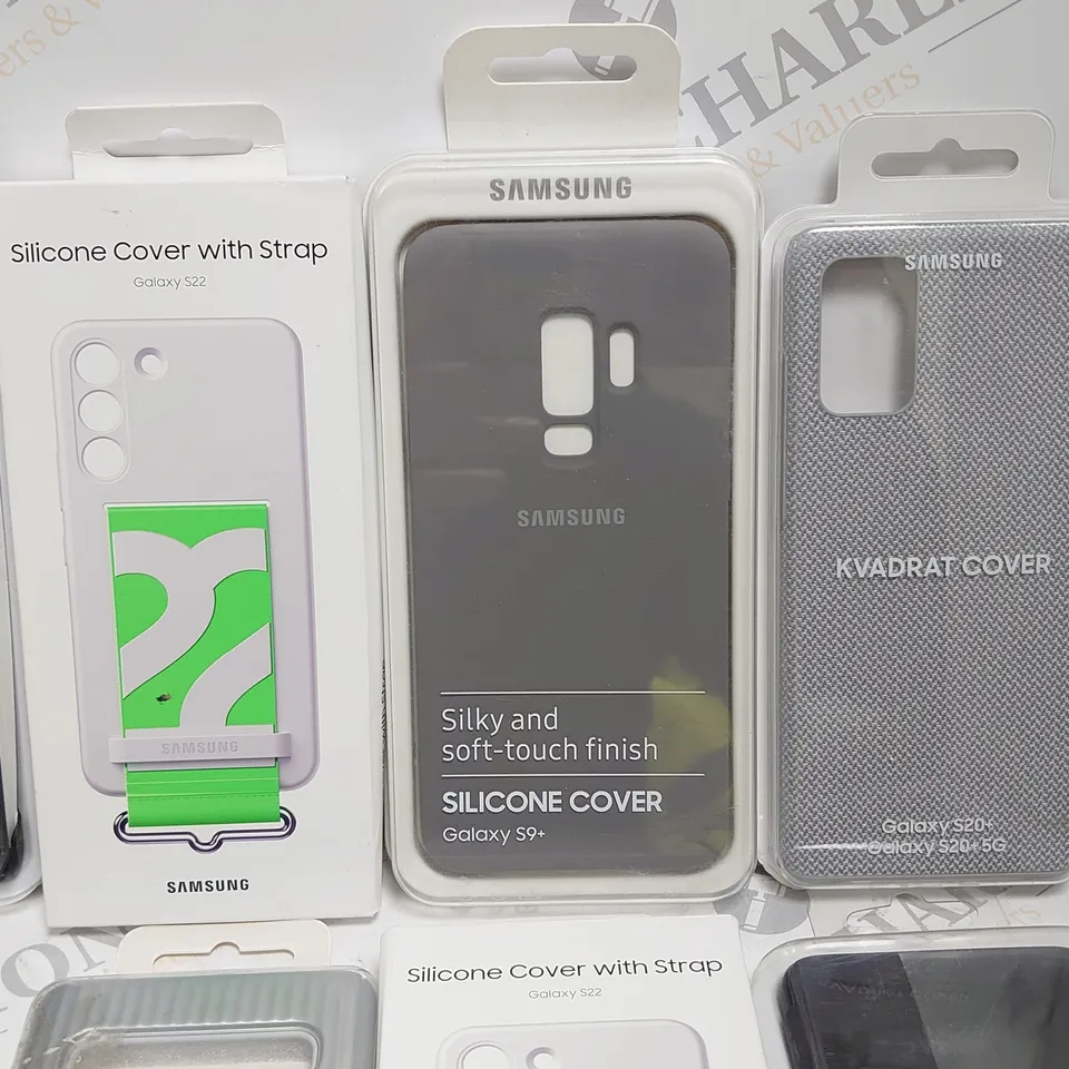 LOT OF 18 ASSORTED PHONE CASES TO INCLUDE SAMSUNG AND HUAWEI