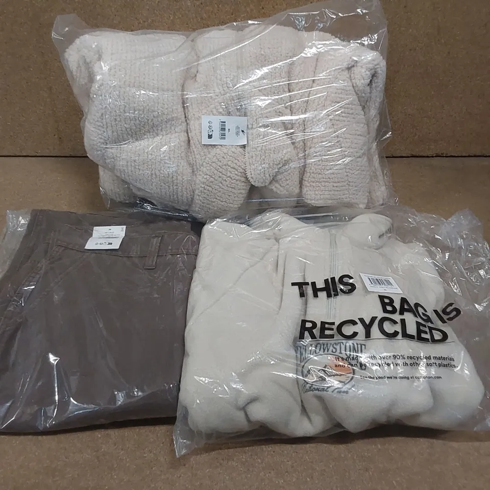 PALLET TO CONTAIN A LARGE ASSORTMENT OF DESIGNER CLOTHING // SIZES, DESIGNS AND COLOURS VARY