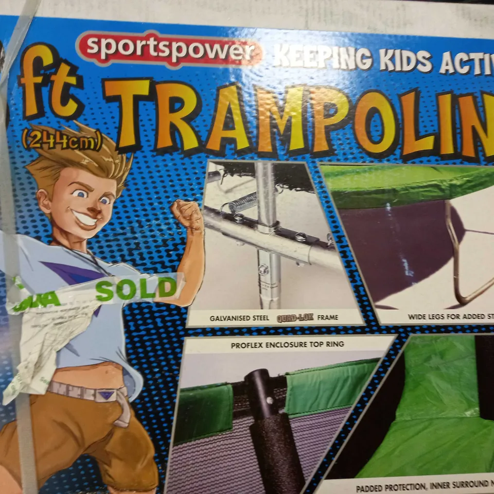 SPORTSPOWER 8FT TRAMPOLINE