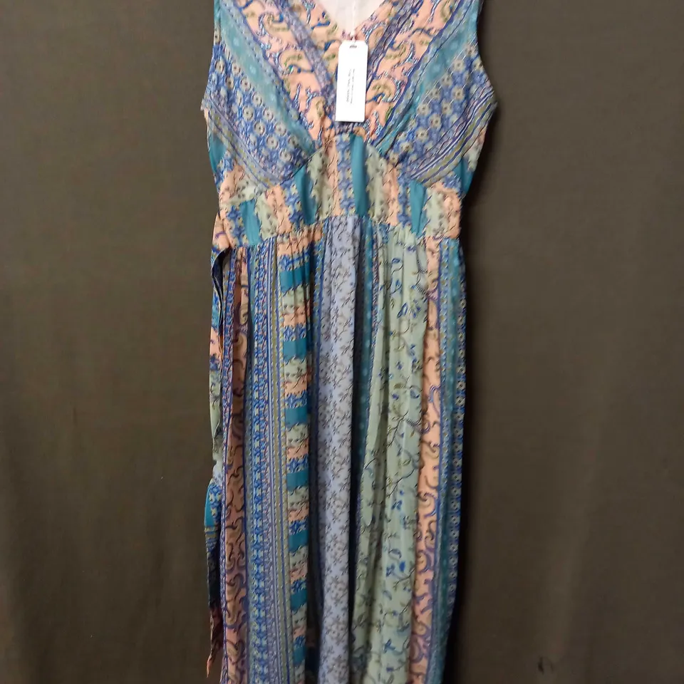 MAISON DE NIMES CHIFFON DRESS - MULTI - SIZE SMALL