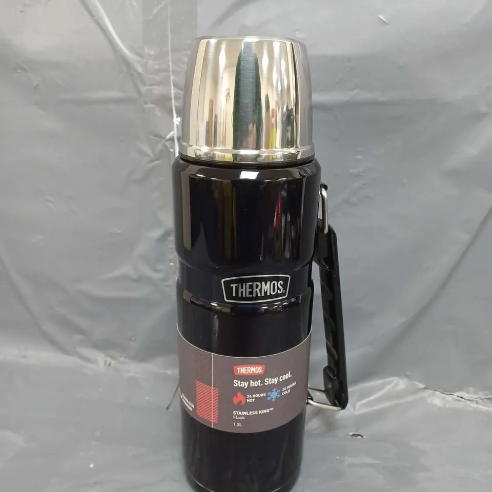 THERMOS STAINLESS KING FLASK 1.2-LITRE 