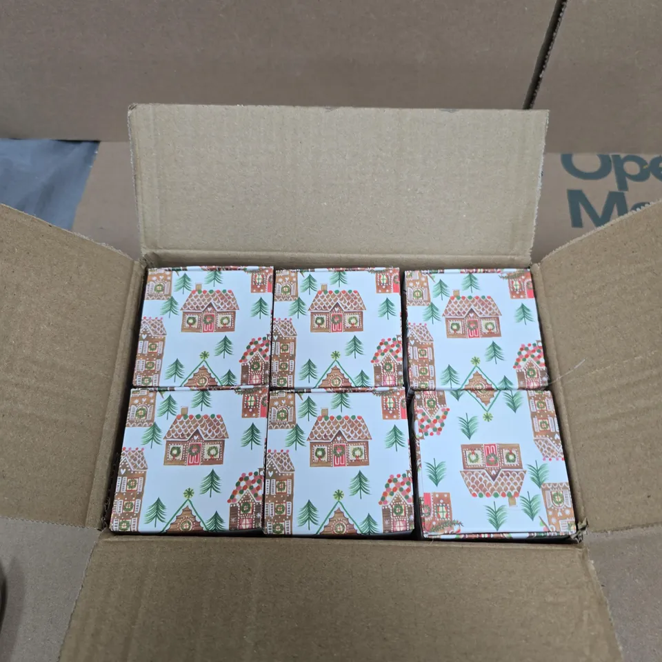 BOX OF 6 GISELA GRAHAM GINGERBREAD SCENTED CANDLES