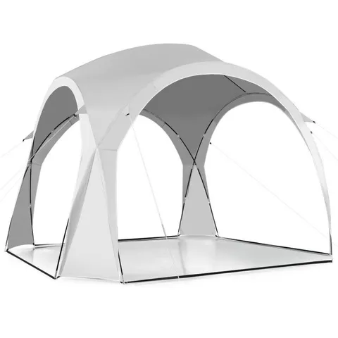 BOXED COSTWAY 11 X 11 FEET PATIO SUN SHADE SHELTER CANOPY TENT PORTABLE UPF 50+ OUTDOOR BEACH - WHITE