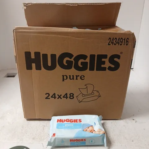 HUGGIES PURE BABY WIPES BULK PACK – 24X48
