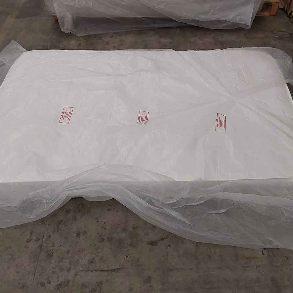 QUALITY BAGGED QUILTO 4' SMALL DOUBLE MEMORY SPRUNG OPEN COIL MATTRESS