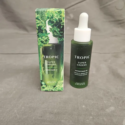 BOXED TROPIC SKINCARE SUPER GREENS NUTRIENT BOOST OIL 30ML