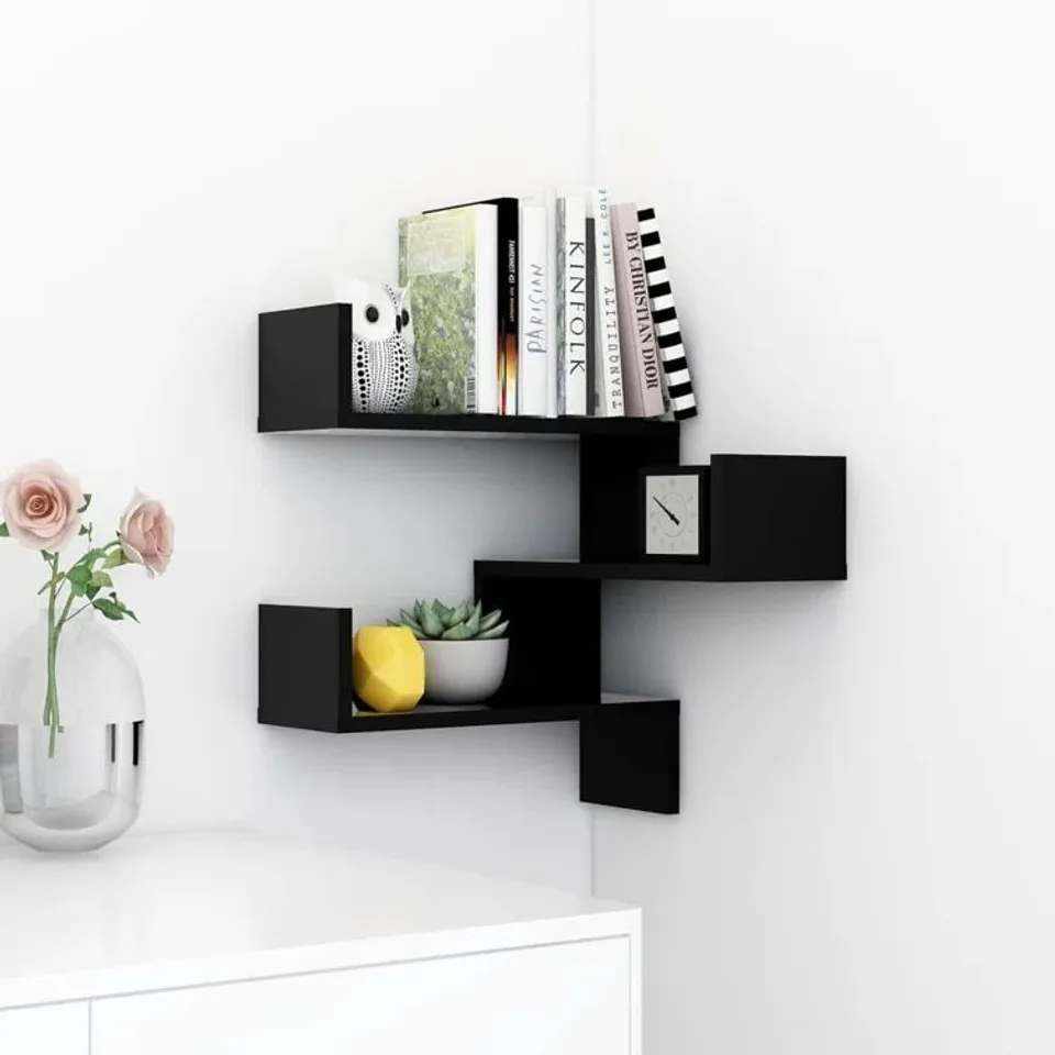 BOXED GLENSTON 3 PIECE OVAL CORNER SHELF