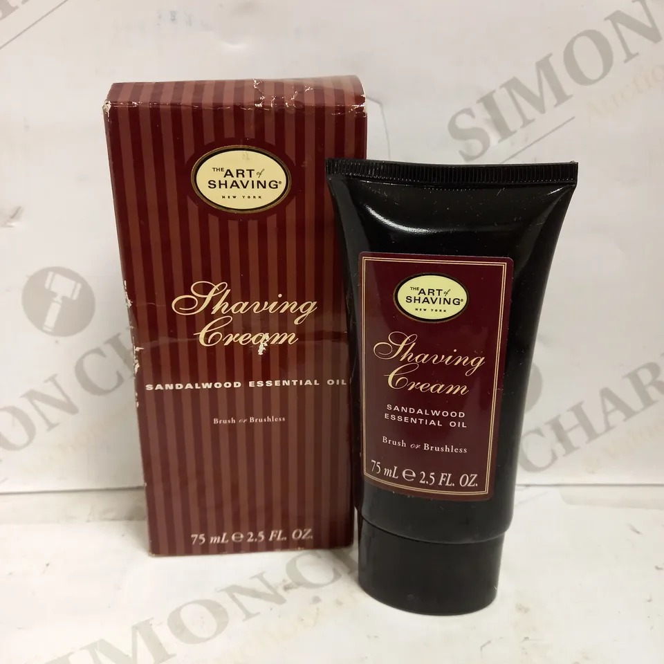 THE ART OF SHAVING CREAM TUBE SANDALWOOD 75ML