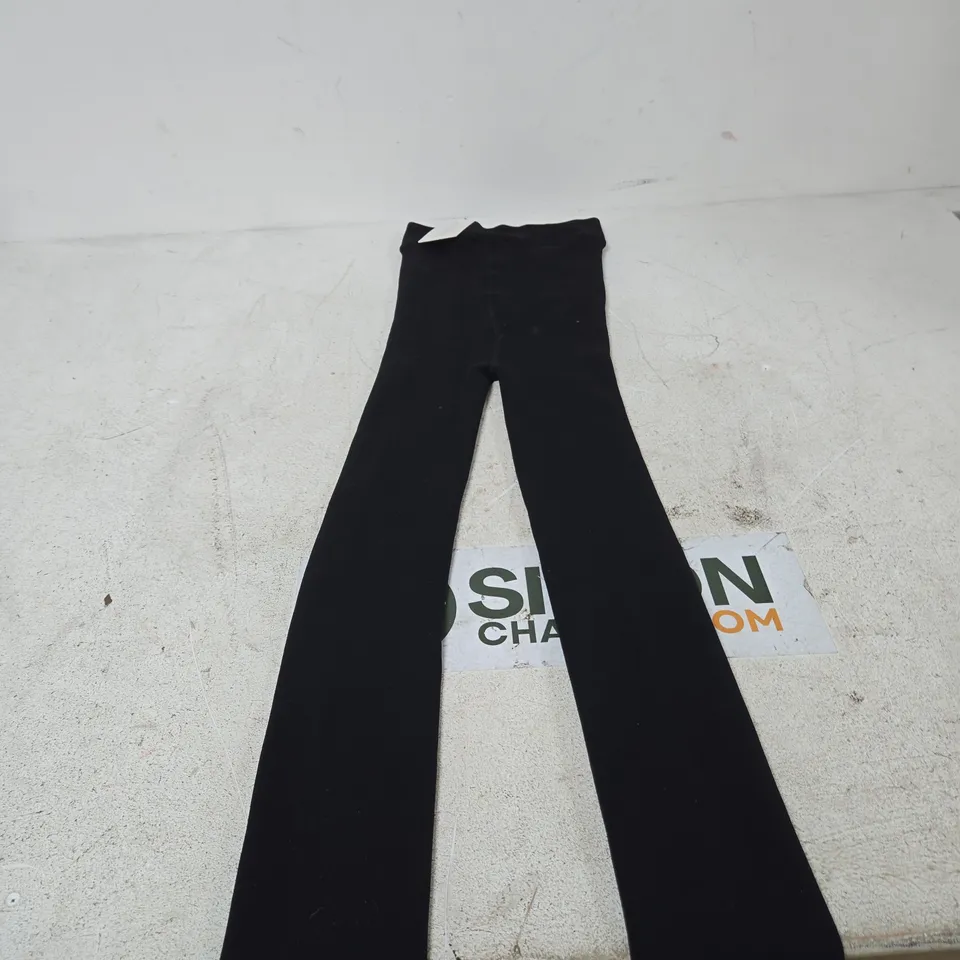 BOX OF APPROXIMATELY 25 ASSORTED ITEMS TO INCLUDE: TAMSY BLACK LEGGINGS