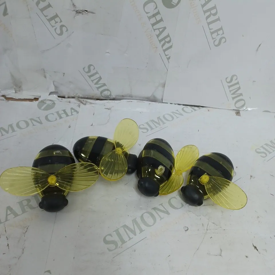 DECORATIVE BEE SOLAR STAKE LIGHTS 