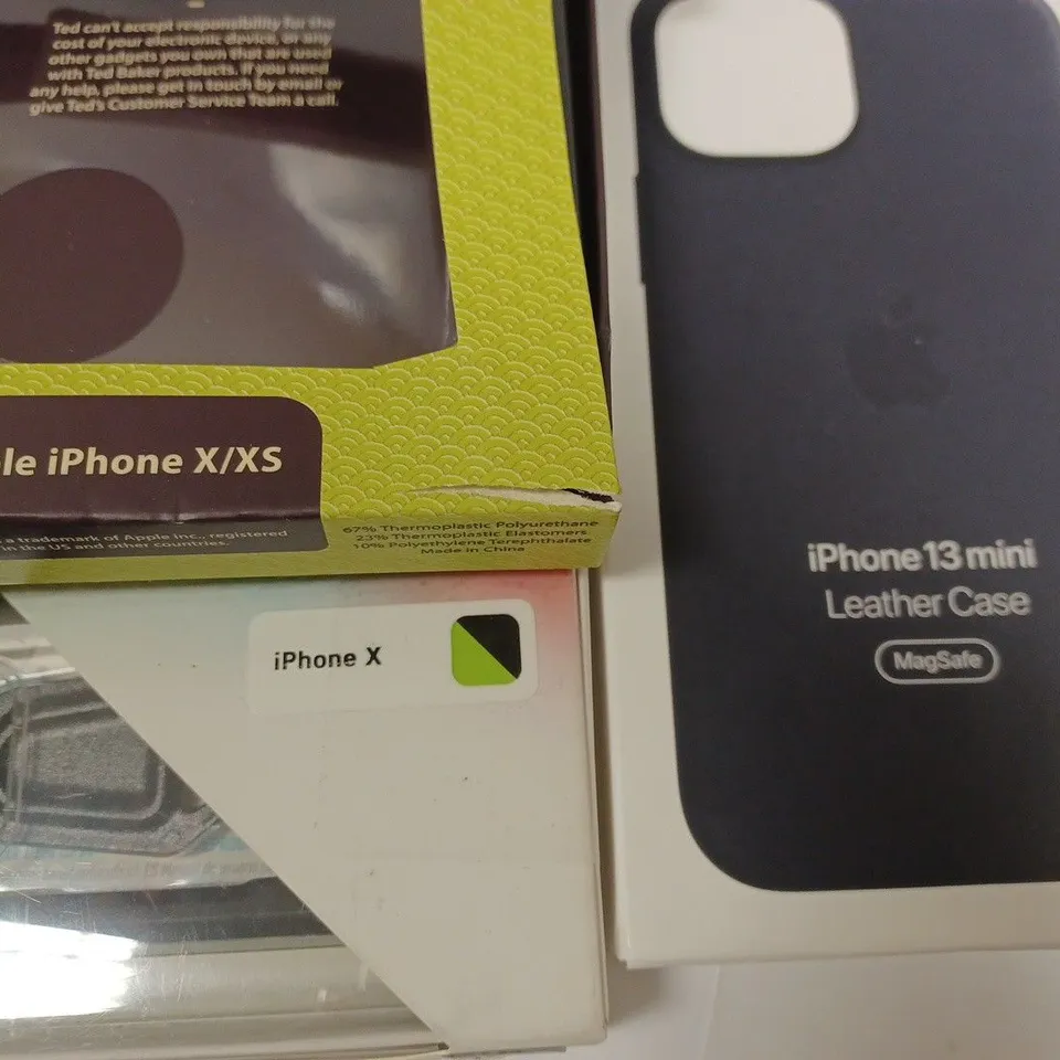 LOT OF 5 ASSORTED IPHONE MOBILE PHONE CASES 