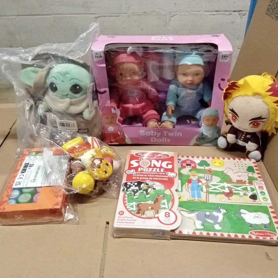 BOX OF APPROXIMATELY 20 ASSORTED KIDS TOYS 