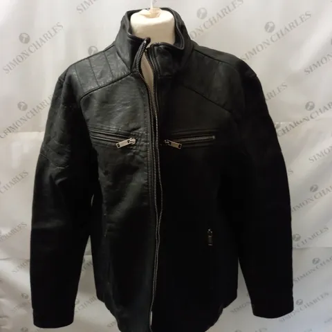 FIRETRAP PU JACKET MENS - EXTRA LARGE 