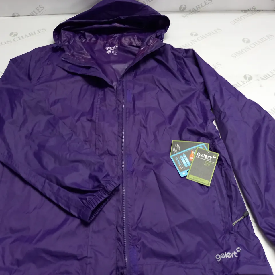 GELERT PURPLE PACKAWAY JACKET - 12 M