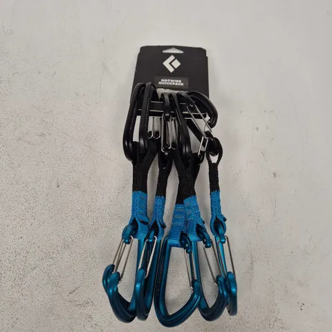 BLACK DIAMOND HOTWIRE QUICKPACK 12CM 6-PACK CARABINERS 