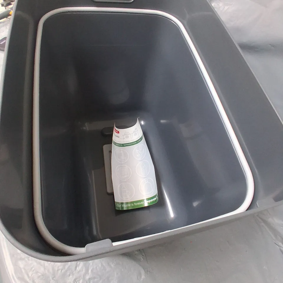 SIX BRAND NEW BOXED CURVER READY TO COLLECT WASTE SEPARATION BINS