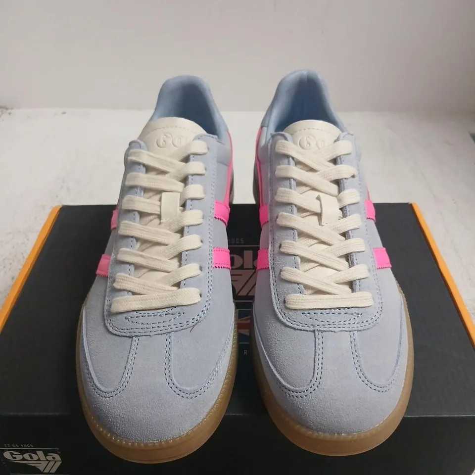 GOLA VIPER SD TRAINERS – UK 6, BLUE & PINK, GUM SOLE