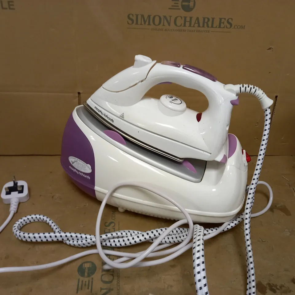 MORPHY RICHARDS JET STEAM GENERATOR IRON 333020 PINK/WHITE