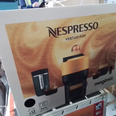 BOXED NESPRESSO VERTUO POP MAGIMIX COFFEE MACHINE - BLACK