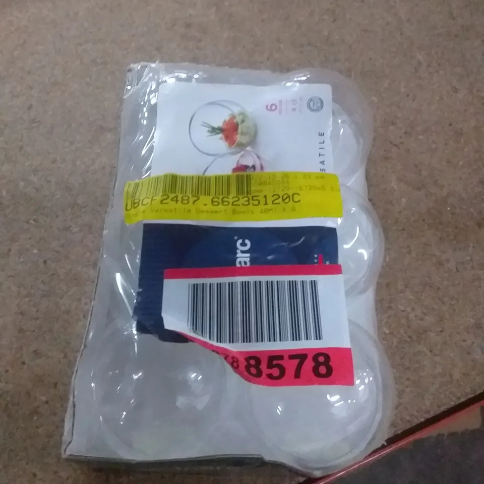 BOXED SINGLE VERSATILE DESSERT BOWLS 40ML X 6