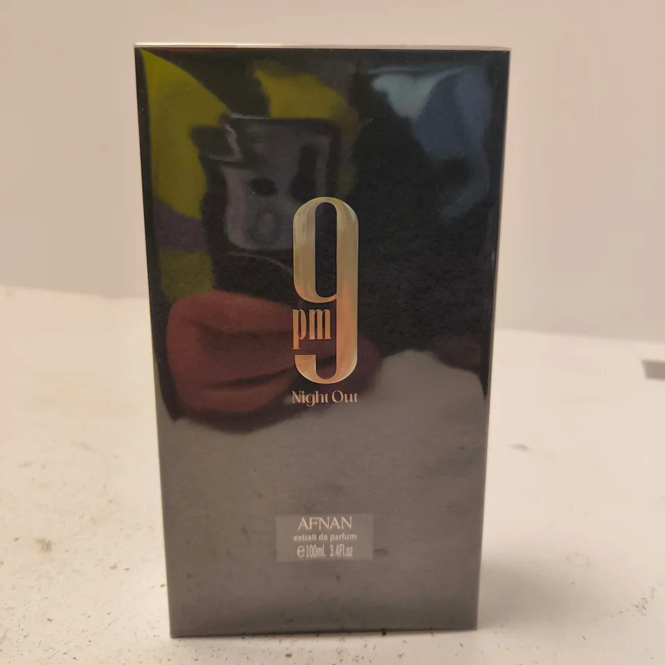 BOXED AND SEALED 9PM NIGHT OUT AFNAN EXTRAIT DE PARFUM 100ML