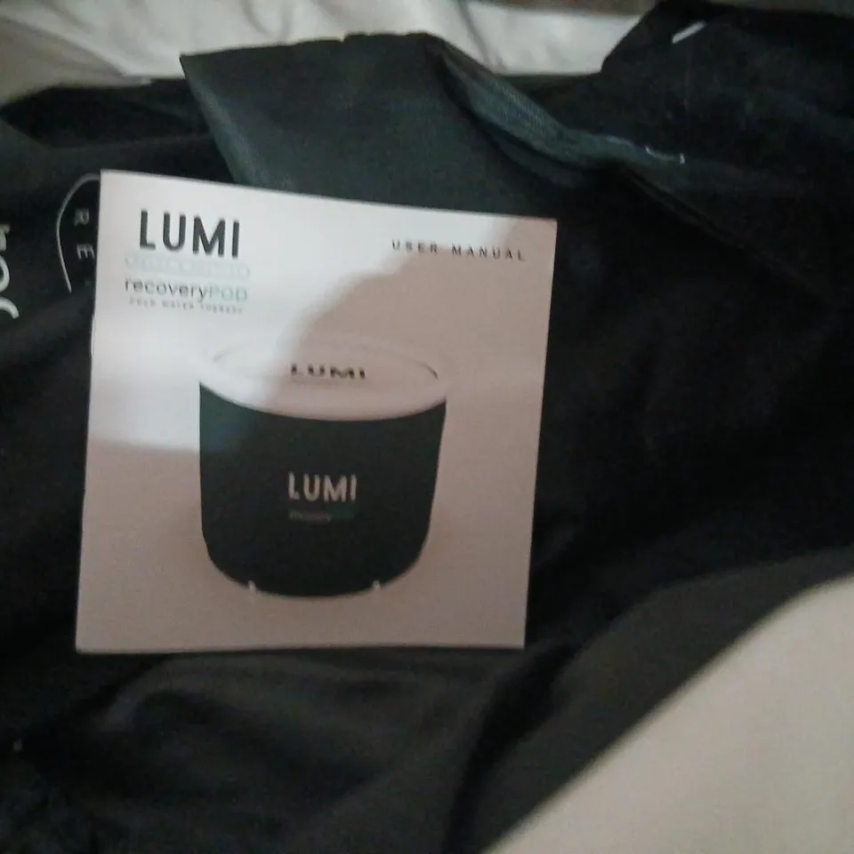 LUMI RECOVERYPOD COLD WATER THERAPY DEVICE – WITH USER MANUAL