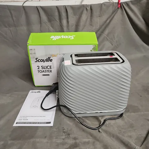 BOXED SCOVILLE 2-SLICE TEXTURED TOASTER
