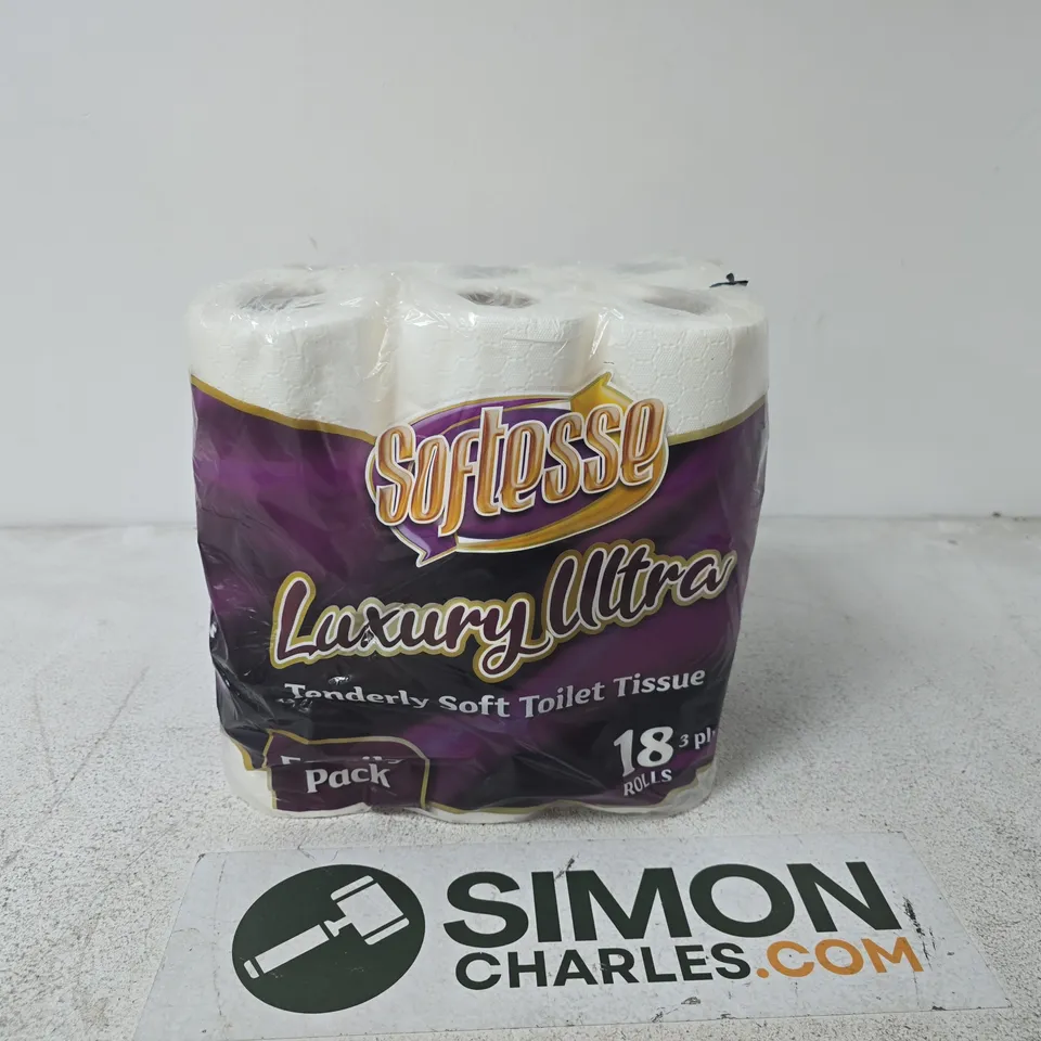 SOFTESSE LUXURY ULTRA TOILET TISSUE – 18 ROLLS