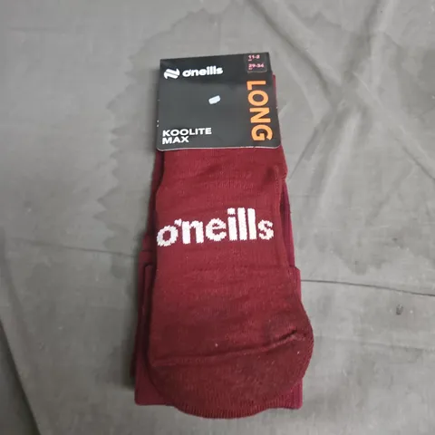 O'NEILLS KOOLITE MAX LONG SOCKS – UK 11-2 (EU 29-34)
