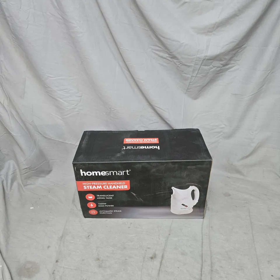 HOMESMART HIGH-PRESSURE HANDHELD STEAM CLEANER – 450ML TANK, 1300W