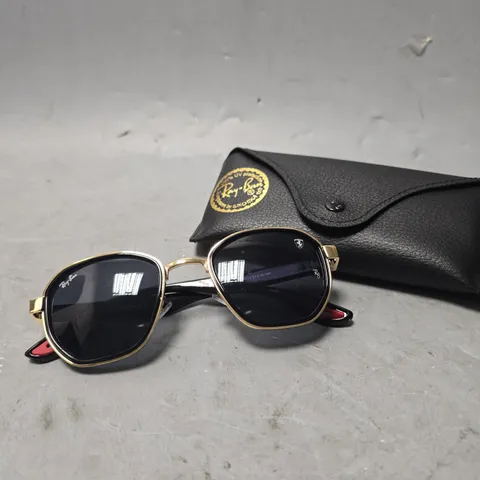 RAY-BAN RB3674 SCUDERIA FERRARI SUNGLASSES 