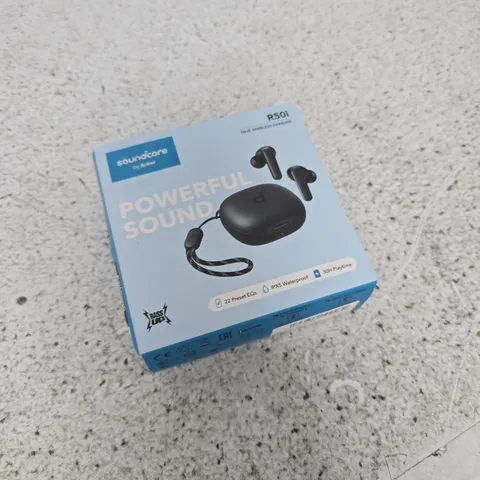 SOUNDCORE BY ANKER R50I TRUE WIRELESS EARBUDS – BOXED