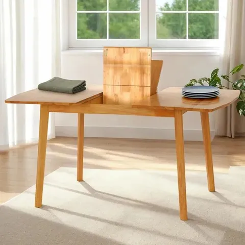 BOXED EMERY EXTENDING DINING TABLE