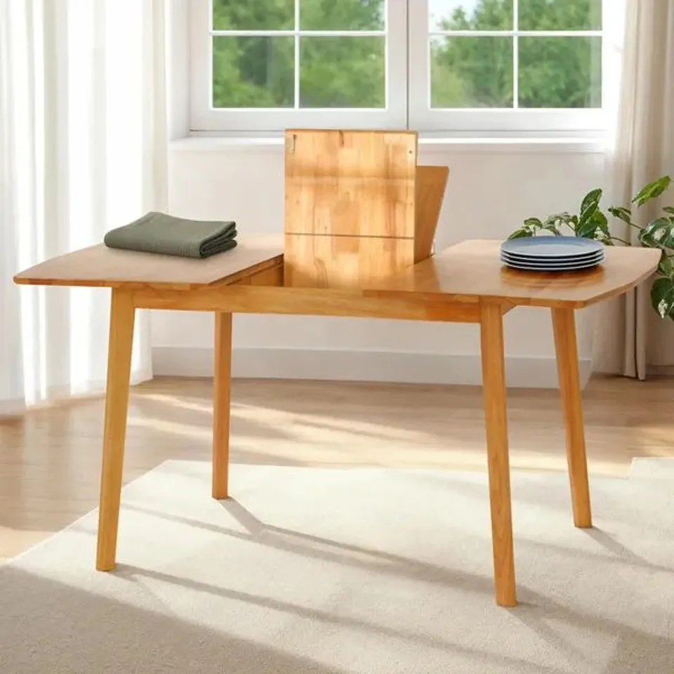 BOXED EMERY EXTENDING DINING TABLE