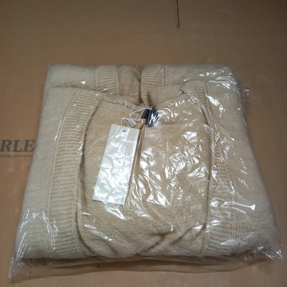 MURCI OATMEAL SWEATER TOP - SIZE 12