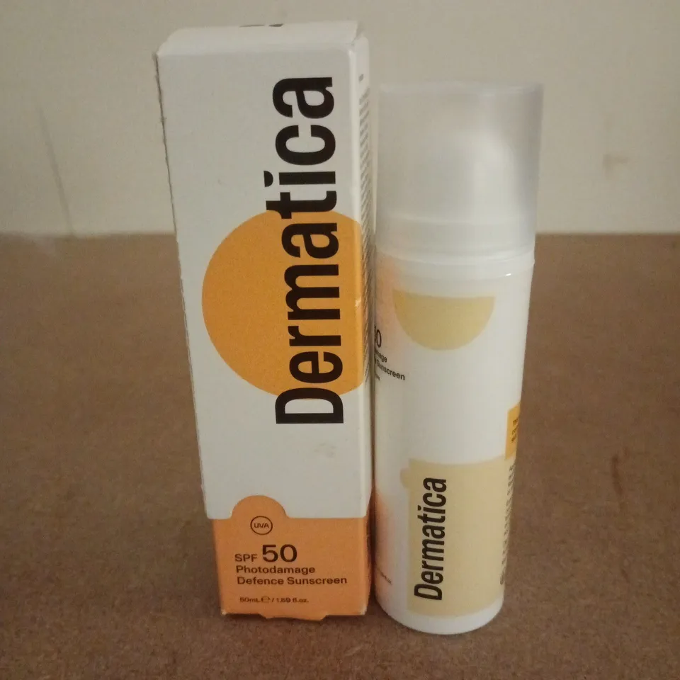 BOXED DERMATICA SPF 50 PHOTODAMAGE DEFENCE SUNSCREEN (50ML)
