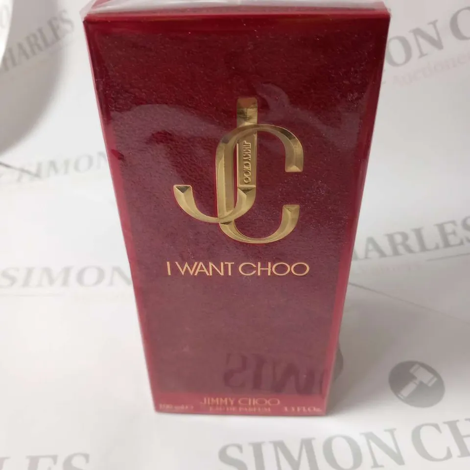 BOXED AND SEALED JIMMY CHOO I WANT CHOO EAU DE PARFUM 100ML