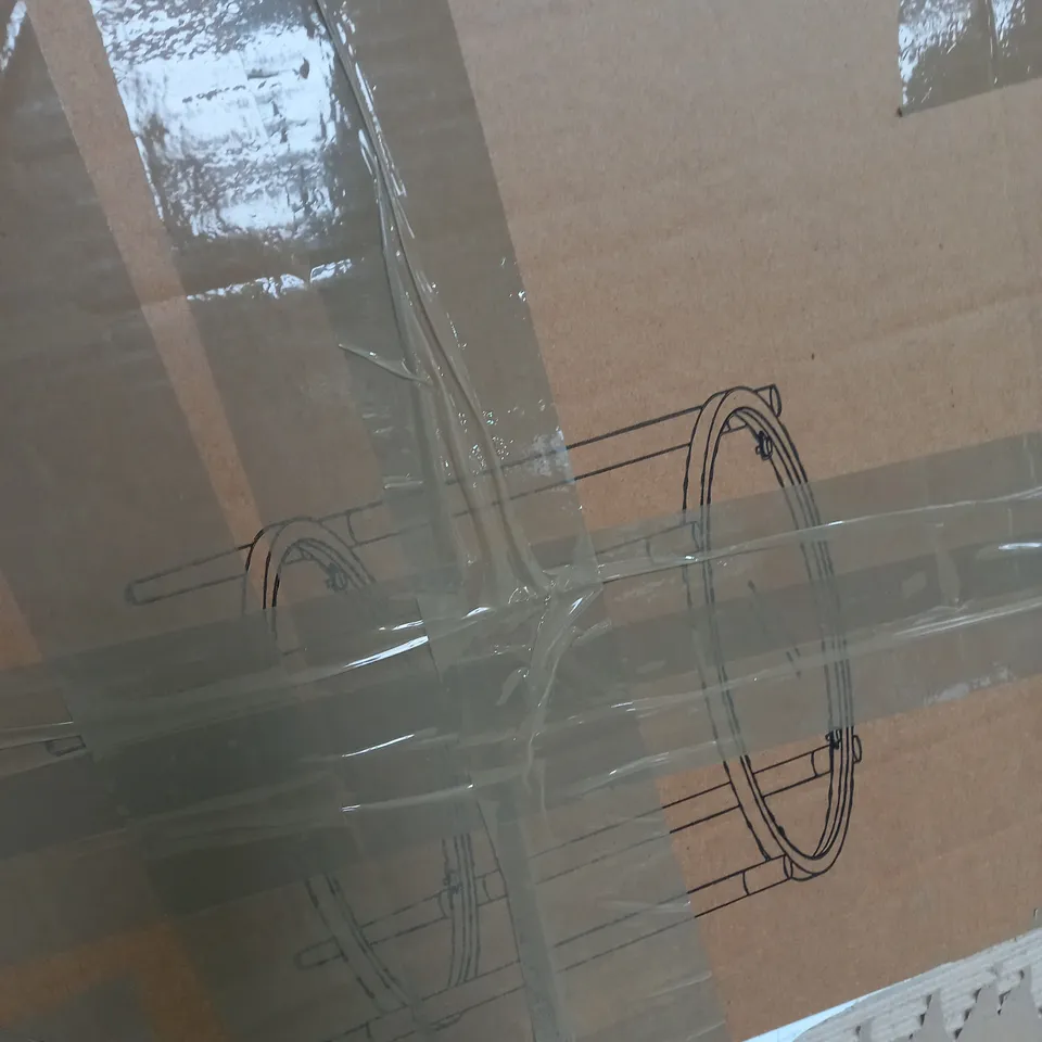 CHIC ACRYLIC SIDE TABLE - COLLECTION ONLY 