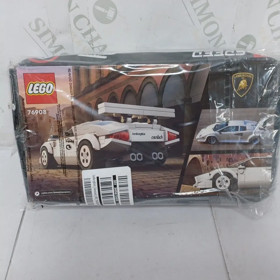 LEGO SPEED CHAMPIONS LAMBORGHINI COUNTACH SET 76908 RRP £20