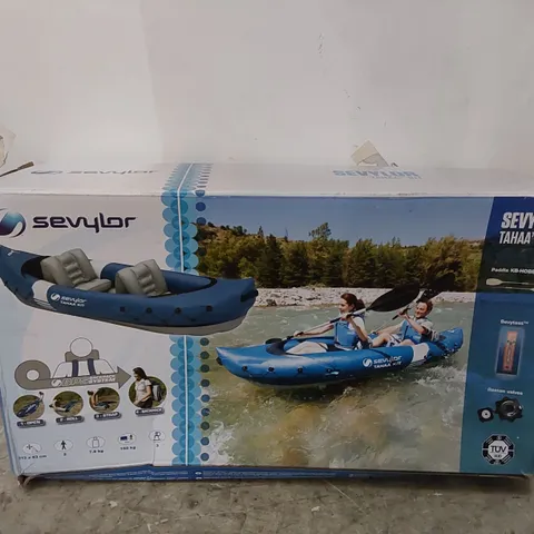 BOXED SEVYLOR TAHAA KIT 2 PERSON INFLATABLE KAYAK (1 BOX)