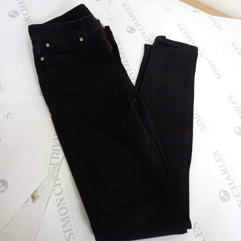 ONLY BLACK SKINNY DENIM JEANS SIZE S 