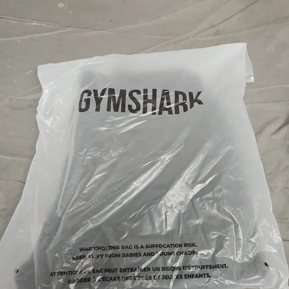 GYMSHARK CREST JOGGERS – BLACK – SIZE S SLIM FIT