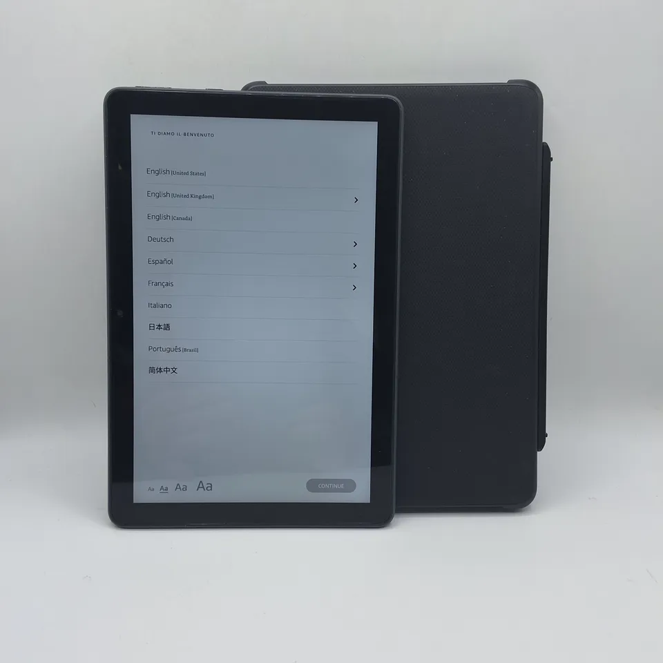 UNBOXED AMAZON FIRE 64GB TABLET WITH DETACHABLE KEYBOARD CASE - KFTRPWI