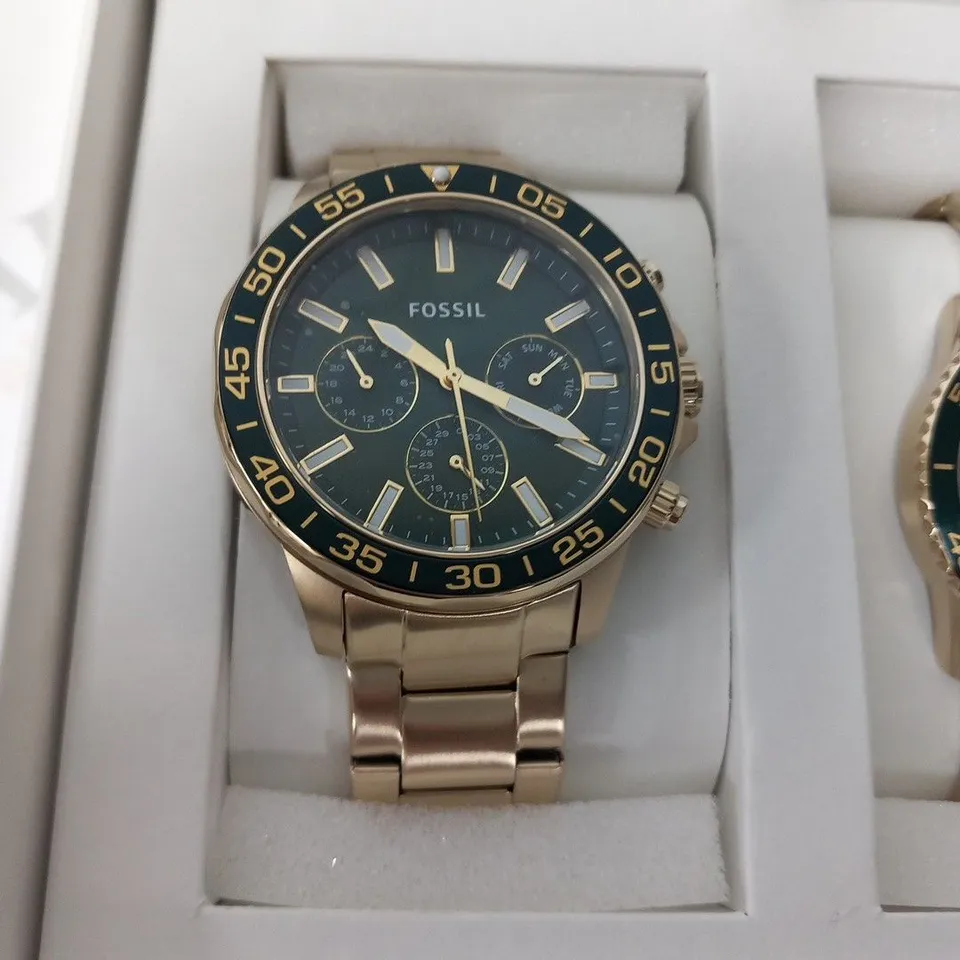 BOXED FOSSIL HIS AND HERS WRIST WATCH COLLECTION