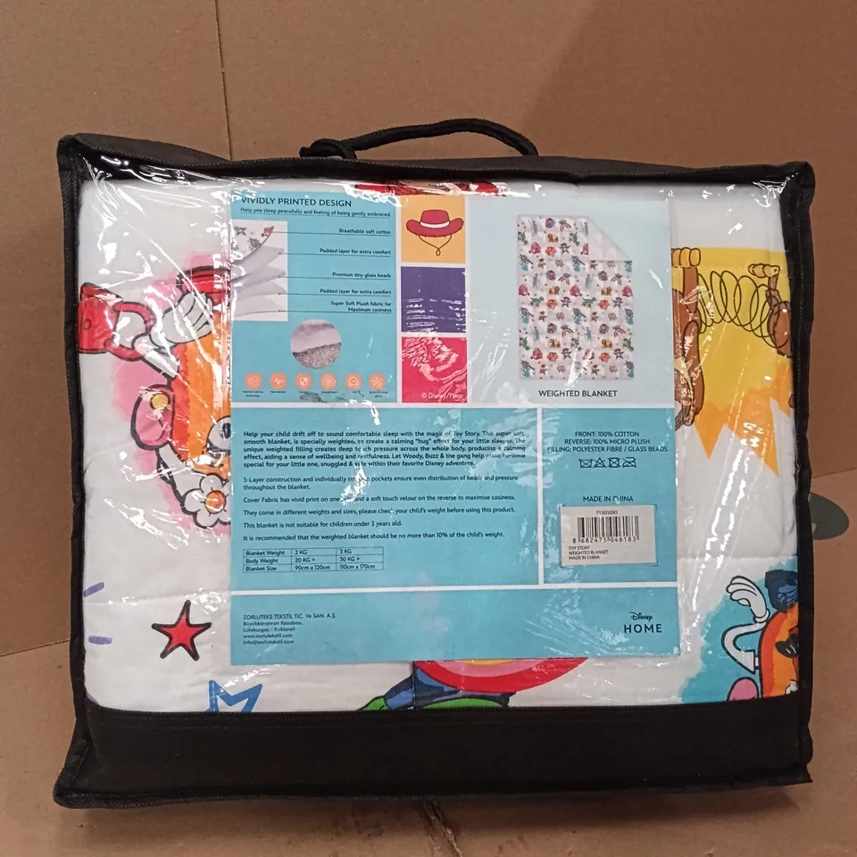 BAGGED TOY STORY WEIGHTED BLANKET, 110X170CM 