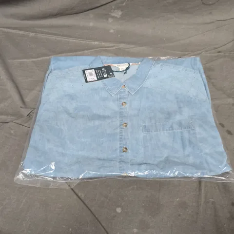 WHITE STUFF DENIM SHIRT – WOMEN'S, UK 12 (EU 40, US 8)