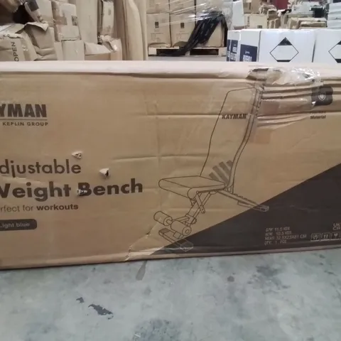 BOXED KAYMAN ADJUSTABLE WEIGHT BENCH